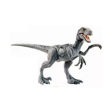 Figura Jurassic World Battle Damage Velociraptor - Mattel