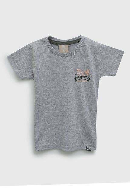 Camiseta Colorittá Infantil Surf Cinza - Marca Colorittá