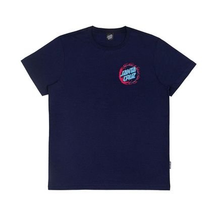 Camiseta Santa Cruz Infinite Tidal Dot SS Masculina Marinho - Marca Santa Cruz