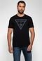 T-SHIRT GUESS MASC LOGO TRIANGULO RELEVO - Marca Guess