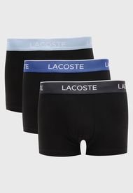 Pack 3 Boxer Lacoste Negro
