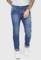 Calça Jeans Grifle Skinny Estonada Azul - Marca Grifle
