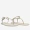 Sandalia Smidt Shoes Tiras Spikes  Smidt Shoes Off-white - Marca Smidt Shoes