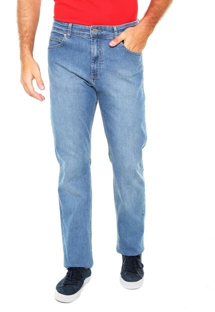 Calça Jeans Lacoste Reta Estonada Azul - Marca Lacoste