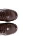 Bota Coturno Tratorada Couro SB Shoes  Amarrar  R.1720 Chocolate - Marca SB Shoes