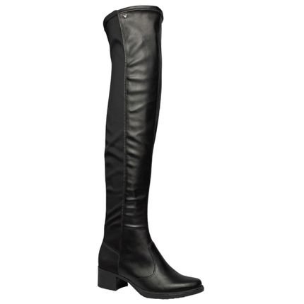 Bota Over The Knee Mississipi MI603-0001 Feminina - Preta - Marca Mississipi