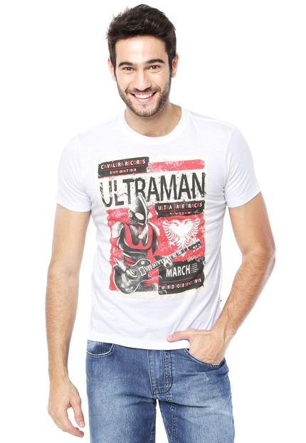 Camiseta Cavalera Ultraman Branca - Marca Cavalera