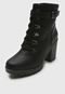 Bota Coturno Mooncity Fivela Preta - Marca Mooncity