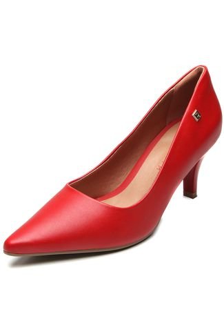 Scarpin hot sale ramarim vermelho