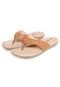 Chinelo Comfortflex Recortes Caramelo - Marca Comfortflex