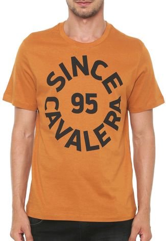 Camiseta Cavalera Since 95 Caramelo