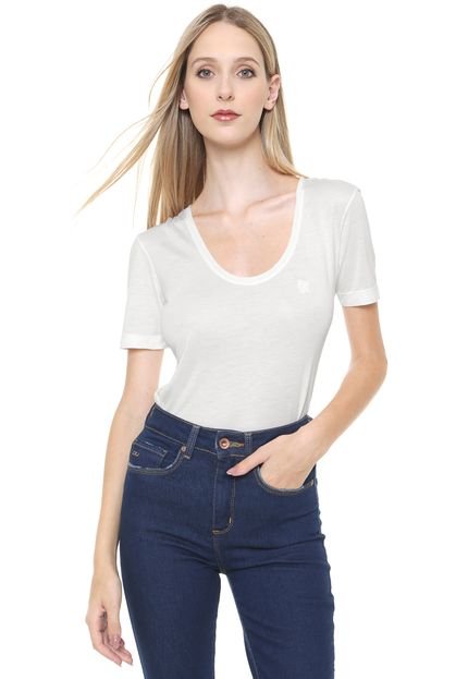 Blusa Calvin Klein Jeans Lisa Off White - Marca Calvin Klein Jeans