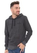 Moletom Calvin Klein Masculino Hoodie Trademark Chumbo - Marca Calvin Klein