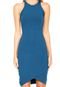 Vestido Colcci Curto Liso Azul - Marca Colcci