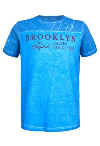 Camiseta Calvin Klein Kis Broonks Azul