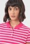 Camisa Polo Tommy Hilfiger Listrada Rosa - Marca Tommy Hilfiger