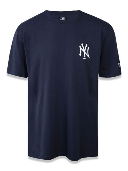 Camiseta New Era Basico M/C New York Yankees Marinho - Marca New Era