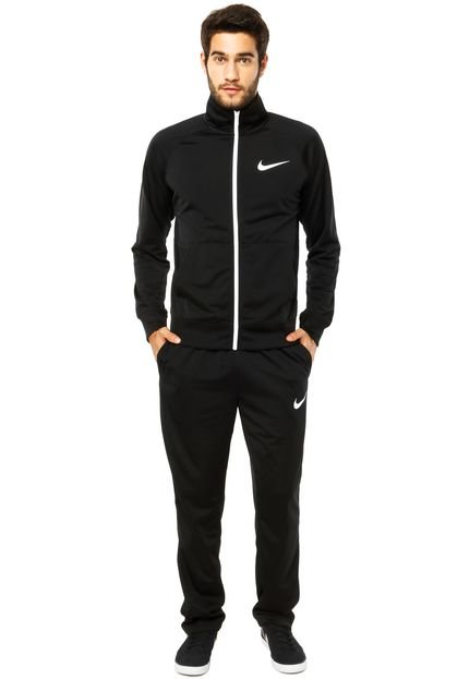 Agasalho Nike Sportswear Polywarp Raglan Preto - Marca Nike Sportswear