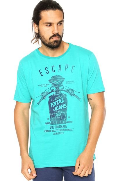 Camiseta Fatal Escape Verde - Marca Fatal Surf