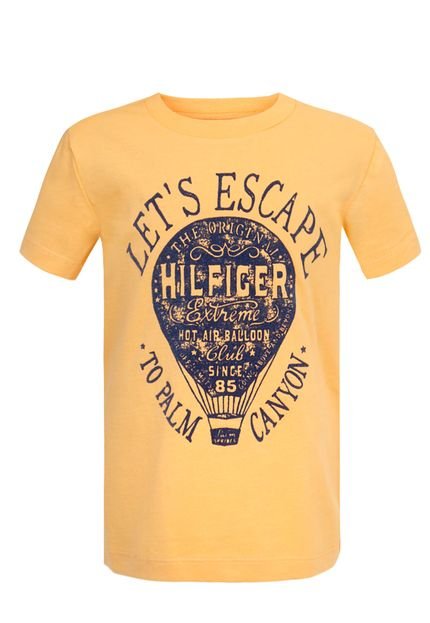 Camiseta Tommy Hilfiger Kids Amarela - Marca Tommy Hilfiger