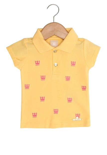 Camisa Polo Colorittá Menina Amarelo - Marca Colorittá