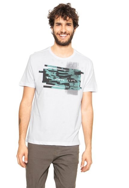 Camiseta Calvin Klein Jeans Estampada Branco - Marca Calvin Klein Jeans