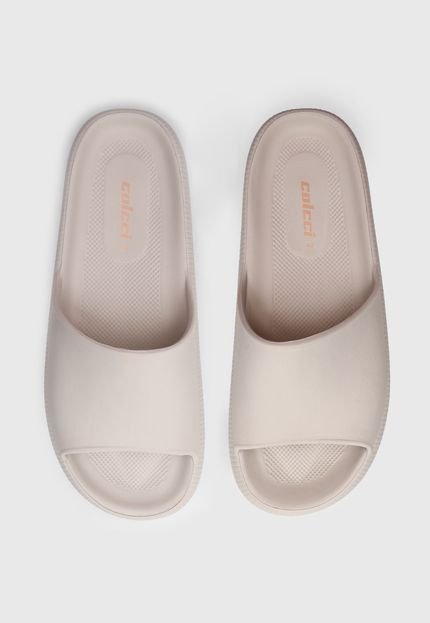 Chinelo Slide Colcci Liso Off-White - Marca Colcci