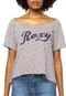 Camiseta Roxy La Vie Cinza - Marca Roxy