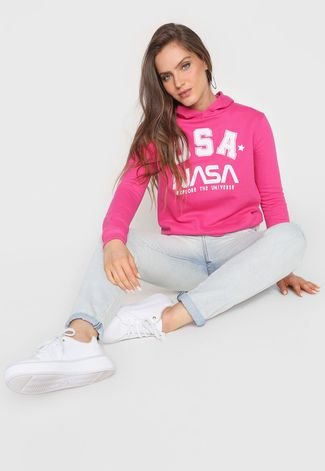 Moletom 2024 rosa nasa