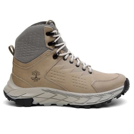 Bota Adventure Masculina VNT Trek Welt Couro Com Atacadores Areia - Marca Venetto