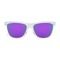 Óculos de Sol Oakley Frogskins Polished Clear W/ Prizm Violet - Marca Oakley