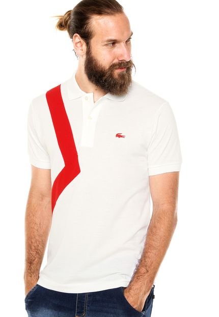 Camisa Polo Lacoste Classic Branca - Marca Lacoste