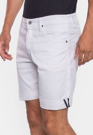 Bermuda Oneill Jeans Masculina Branca