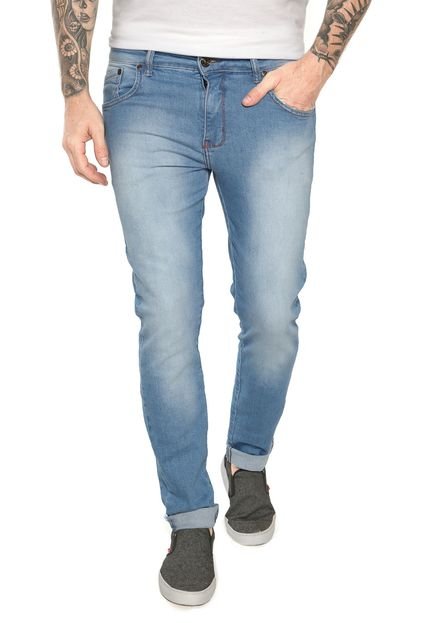 Calça Jeans Triton Bolsos Skinny Azul - Marca Triton