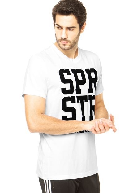 Camiseta adidas Originals SPR STR Branca - Marca adidas Originals