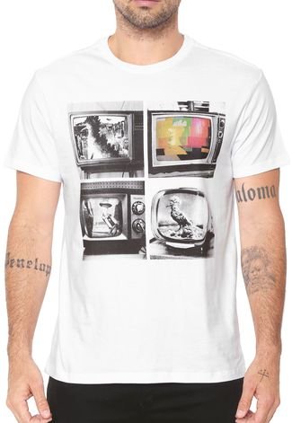 Camiseta Reserva Vintage Tv Branca