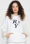 Moletom Flanelado Fechado Roxy Dreamers Wake Off-White - Marca Roxy