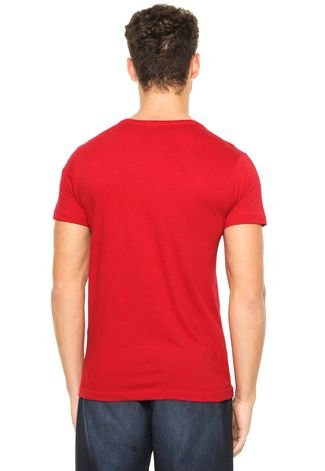 Camiseta Squadrow Estampada Vermelha