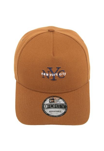 Boné New Era Snapback New York City Caramelo - Marca New Era