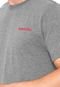 Camiseta Mitchell & Ness Lettering Cinza - Marca Mitchell & Ness