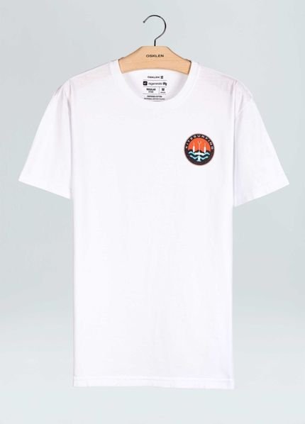 T-Shirt Osklen Stone Kite Icon Off white - Marca Osklen