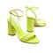 Sandalia Verde Salto Alto Bloco Cecconello 2020001-14 - Marca Cecconello