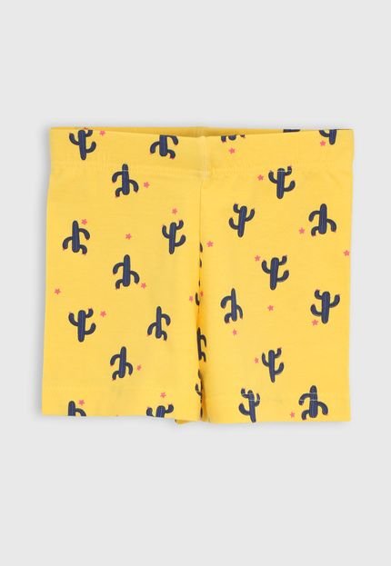 Short Malwee Kids Infantil Cacto Amarelo - Marca Malwee Kids