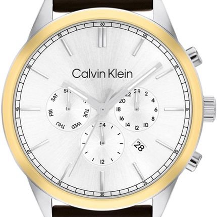 Relógio Calvin Klein Infinite Masculino Couro Marrom - 25200381 - Marca Calvin Klein
