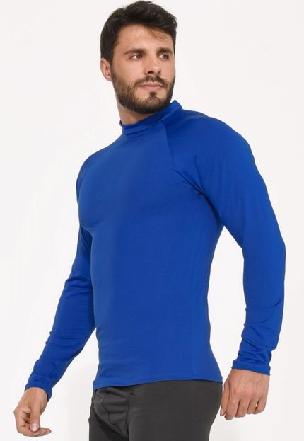 Camisa Bravaa Store Longa Térmica Praia Segunda Pele Proteção Uv 50 037 Azul - Marca BRAVAA STORE