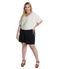 Blusa Feminina Plus Size Secret Glam Bege - Marca Secret Glam