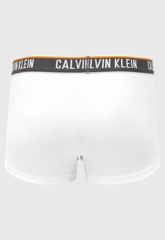 Cueca Calvin Klein Underwear Boxer Lettering Branca - Compre Agora