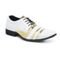 Sapato Elegante Social Masculino Em Verniz Moda Esporte Fino  Branco - Marca AR CALÇADOS