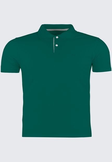 Camisa Polo Basica Ogochi Slim Fit  Verde Grama - Marca Ogochi