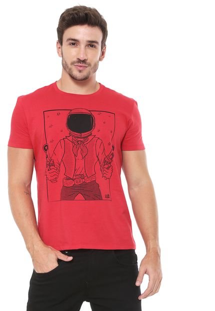 Camiseta Ellus 2ND Floor Estampada Vermelha - Marca 2ND Floor
